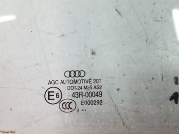 AUDI Q5 8R 09R SKLO (OKNO) DVEŘE PRAVÁ PŘEDNÍ
