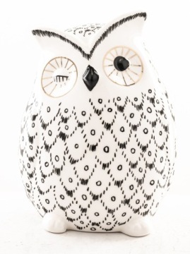 Керамическая фигурка совы в стиле бохо
