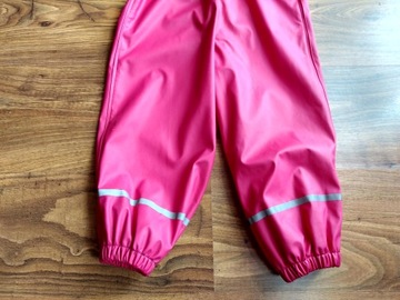 Розовые непромокаемые подтяжки Pytt pytt, размер 92–104