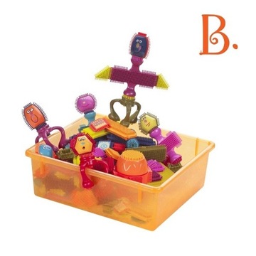 B.toys klocki jeżyki roboty duży zestaw skrzynka