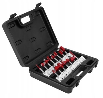 НАБОР ИЗ 15 ФРЕЗ ДЛЯ ДЕРЕВА 1/4 ФРЕЗЫ