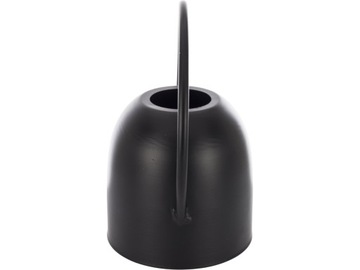 DEKORACYJNA Czarna Metalowa KONEWKA - 27 x 32 x 16 cm