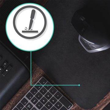 КОВРИК ДЛЯ ОФИСНОЙ ИГРОВОЙ МЫШИ, ЧЕРНЫЙ