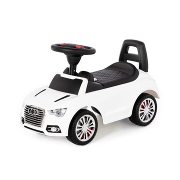 WADER Jeździk SuperCar2 dźwięk Pchacz Auto Biały