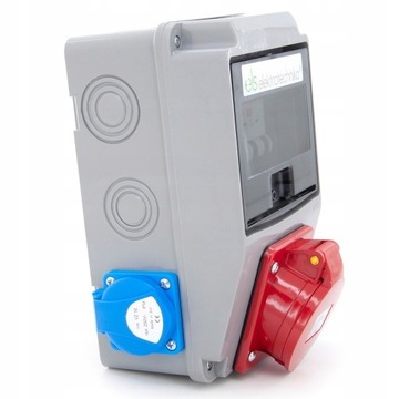 ЗАЩИЩЕННЫЙ РАСПРЕДЕЛИТЕЛЬНЫЙ ЩИТ 32А/4 2*230В