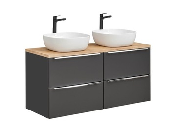 SZAFKA Z UMYWALKĄ I BLATEM 120 CM CAPRI COSMOS