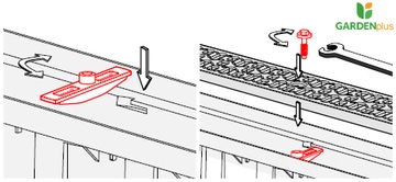 Линейный дренажный желоб 1,5т пластик 1м высота=148мм