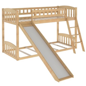 Детская кровать Двухъярусная кровать с горкой