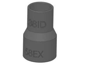 Adapter Rura CMT 38ID 58EX D 50 SV-AS/D 50 V