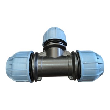 Trójnik redukcyjny skręcany PE 32x25x32 32-25-32