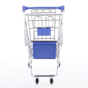 Koszyk Supermarket Niebieski 14,5 x 9,5 x 14 cm