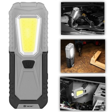 LAMPA WARSZTATOWA LED LATARKA MAGNES LAMPKA MOCNA