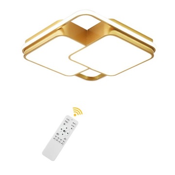Lampa sufitowa nowoczesna LED 38W ściemniana pilot