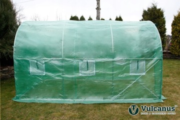 DUŻY TUNEL FOLIOWY OGRODOWY SZKLARNIA folia UV 3,5x2x2m WZMOCNIONY+ SZNUREK