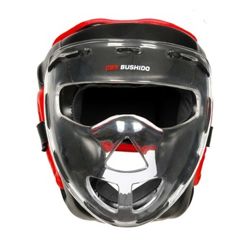 Боксерский шлем BUSHIDO с защитной маской r.M.