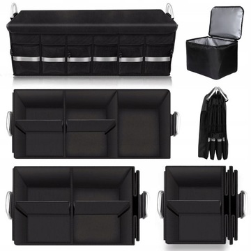 СКЛАДНОЙ АВТОМОБИЛЬНЫЙ ОРГАНАЙЗЕР НА ЛИПУЧКЕ ДЛЯ БАГАЖНИКА + ТЕРМОСУМКА!!!