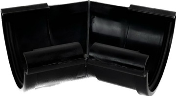 Łuk wewnętrzny 135° Galeco PVC 130 czarny
