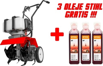 МОЩНЫЙ БЕНЗИНОВЫЙ РЕДУКТОР VERKE 3,0 л.с., ЗЕМЛЕКУЛЬТИВАТОР + МАСЛО STIHL
