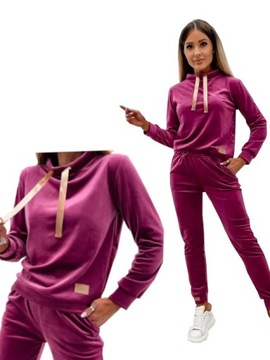 KOMPLET DRES WELUROWY PREMIUM GLORIA rozm XL