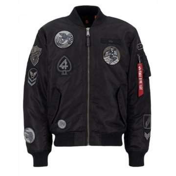 Kurtka Alpha Industries MA-1 Patch 138104 515 Czarna 3XL