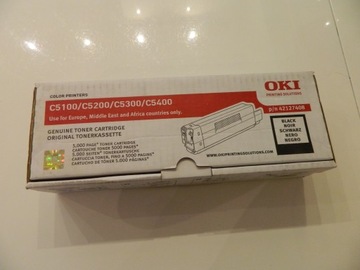 Toner OKI 42127408 Black Oryginał C5100 c5200 C5300 C5400