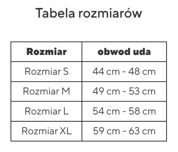 NEOPRENOWA OPASKA UCISKOWA NA UDO KOMPRESYJNA