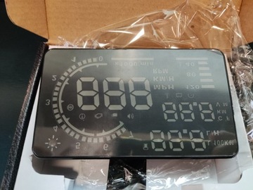 ДИСПЛЕЙ СВЕТОДИОДНЫЙ ЖК-ПРОЕКТОР A8 HUD OBD2 5,5 ДЮЙМОВ ПРОДОЛЖЕННЫЙ ДИСПЛЕЙ ЧАСОВ