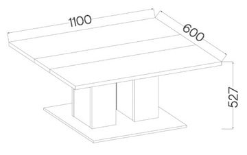 Гарнитур Ontario + шкаф Vista 160 л + журнальный столик Oktavian
