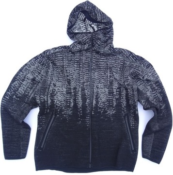 ADIDAS Z.N.E. Pulse Knit Hoody bluza CZARNY MELANŻ Ekskluzywna unikatowa