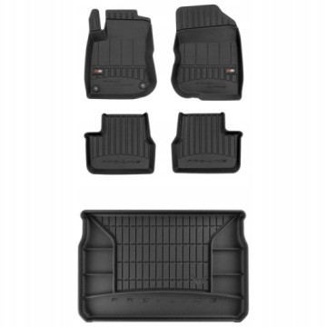 Set 3D gumové rohože Peugeot 208 1 Hb 2012-2019 bs