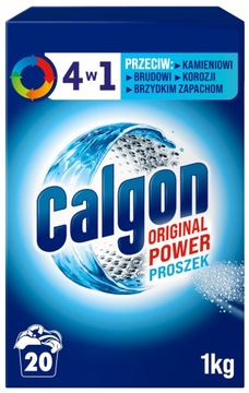 Calgon Proszek odkamieniacz do czyszczenia pralki 3w1 1 kg
