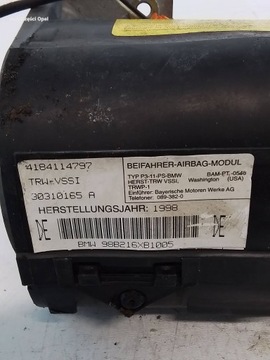 BMW Z3 E36 ULOŽENÍ VZDUCHOVÁ AIRBAG SPOLUJEZDCE