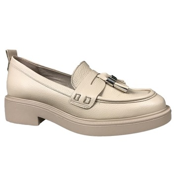 Buty damskie RYŁKO L2RN8 beżowe mokasyny R.40