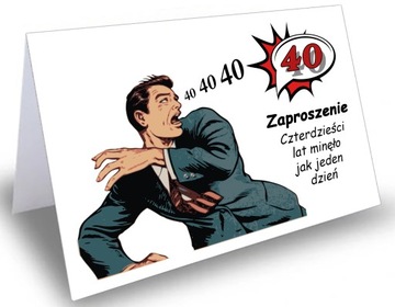 ZAPROSZENIA na 18 30 40 50 60 urodziny + koperty