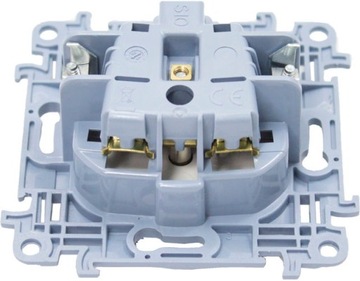 SIMON 10 gniazdo pojedyncze z uziemieniem biały CGZ1.01/11