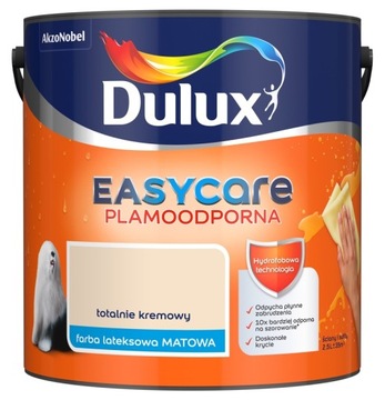 FARBA DULUX EASYCARE - totalnie kremowy, 2.5l