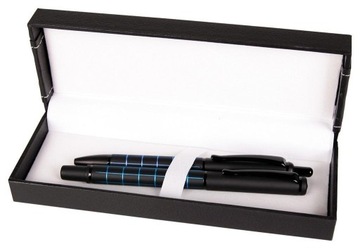 PIÓRO + DŁUGOPIS DORIAN W ETUI 38 J. NIEBIESKI