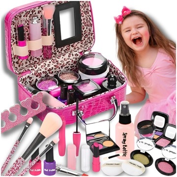 Zestaw Do Malowania Makijażu Dla Dzieci Makeup Zestaw Imitujący Kosmetyki