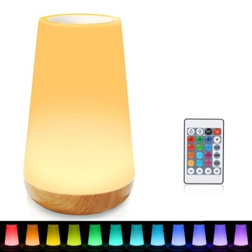 Светодиодный сенсорный ночник RGB с датчиком и пультом дистанционного управления