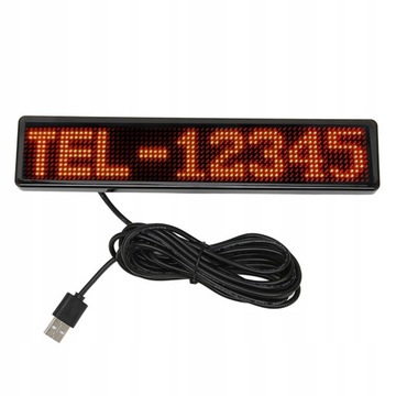 Светодиодная матричная панель 12х72 точек Управление