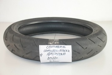 CONTINENTAL CONTISPORT ATTACK 4 120/70/ R17 4,3mm 2022 PRZÓD
