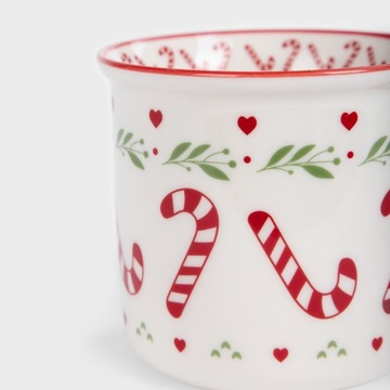 Кружка UNIS с конфетницей и красной ручкой 0,4 л HOMLA