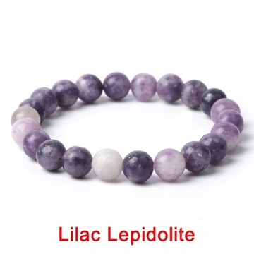 Handmade Elasticity Bracelet 4mm 6mm 8mm 10mm Natural Stone Smooth Round