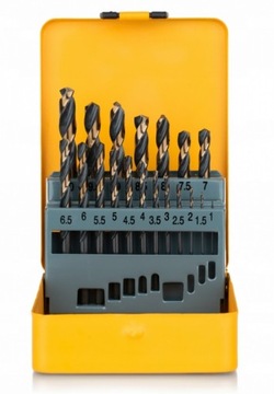 SMART365 KOMPLET WIERTEŁ HSS DO METALU 19SZ DIN338