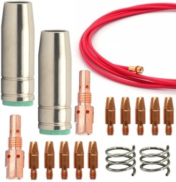 ZESTAW AKCESORIÓW DO UCHWYTU MIGOMATU MB25 DYSZA ŁUSKA ALUMINIUM TEFLON ALU