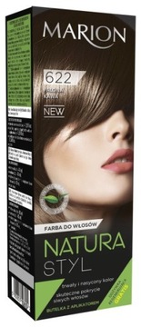 Marion Natura Styl Trwała Farba do Włosów 622 Palona Kawa + odżywka 10ml