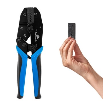 ОБЖИМНЫЙ ИНСТРУМЕНТ ДЛЯ ПРЕССОВАНИЯ КАБЕЛЬНЫХ ПУЛ 0,5-4 мм²