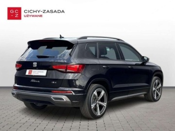 Seat Ateca SUV Facelifting 2.0 TSI 190KM 2021 Seat Ateca 2.0190KM4DRIVE FR DSG VirtualCockpit NiskiPrzebieg Kamera ASO F, zdjęcie 4