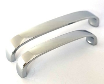 ПРЯМАЯ ХРОМИРОВАННАЯ МЕБЕЛЬНАЯ РУЧКА, ШИРИНА 128ММ