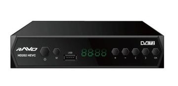 HD-декодер DVB-T2, тюнер H.265/HEVC + кабель HDMI